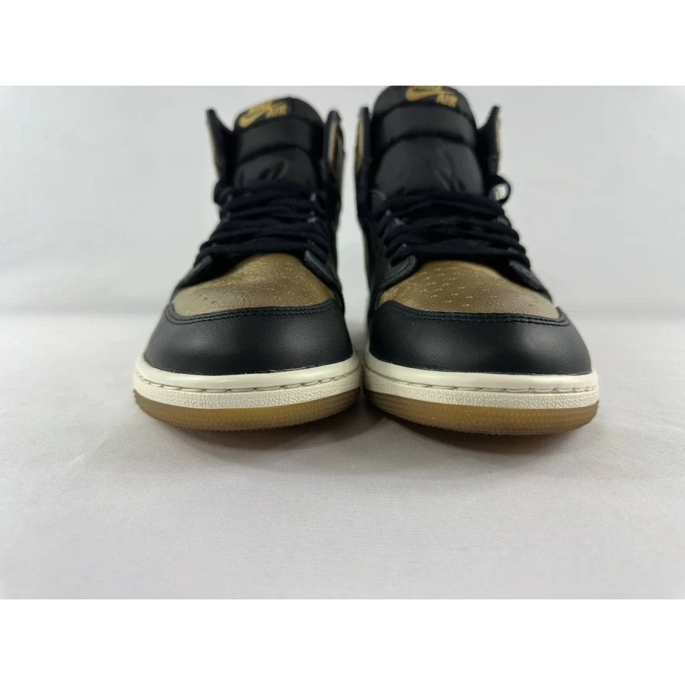 Nike Air Jordan 1 Retro High OG 'Black Gold' DZ5485-071 Men's Size 12.5
